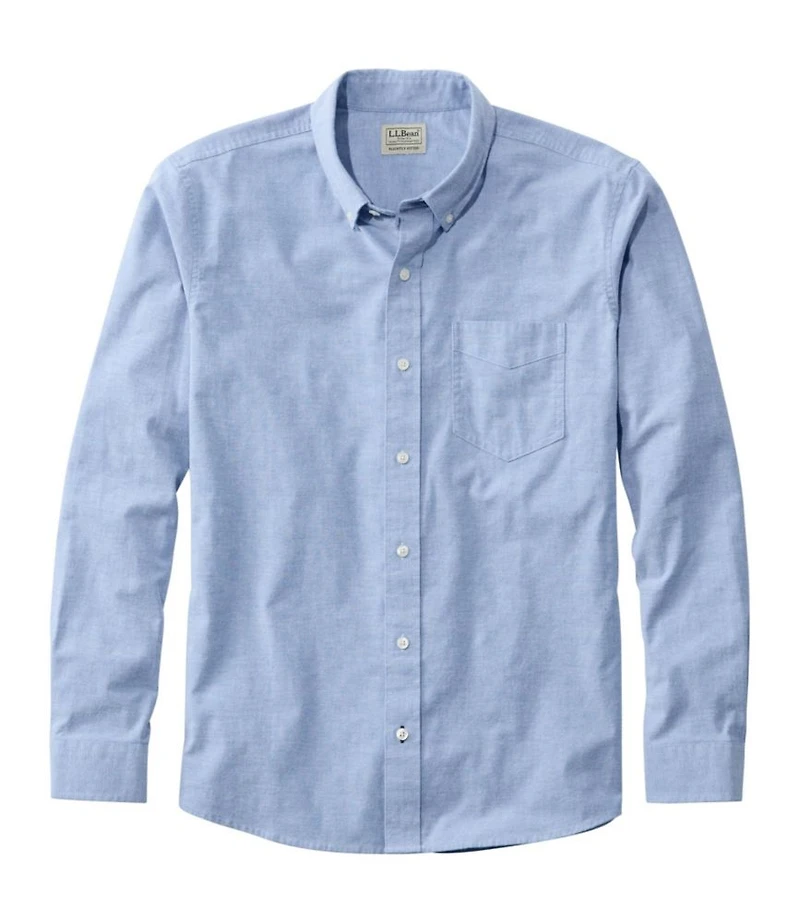 Men's Comfort Stretch® Oxford Shirt, Slightly Fitted Untucked Fit