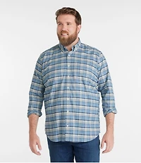 Men's Comfort Stretch® Oxford Shirt, Traditional Untucked Fit, Plaid