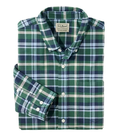 Men's Comfort Stretch® Oxford Shirt, Slightly Fitted Untucked Fit