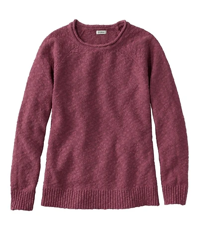 Women's Midweight Cotton Slub Rollneck Pullover