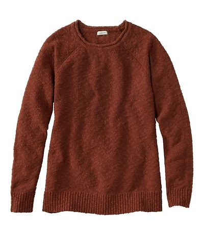 Women's Midweight Cotton Slub Rollneck Pullover