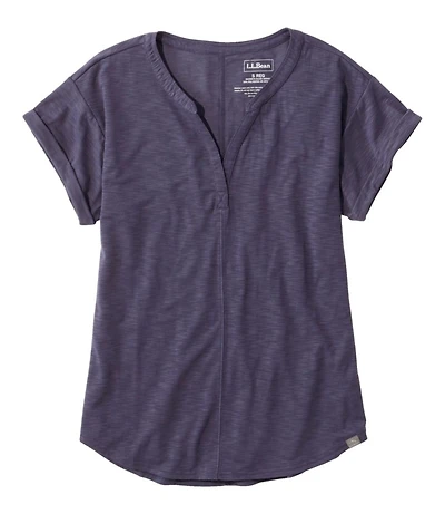 Women's Streamside Tee, Short-Sleeve Splitneck