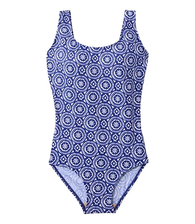 Women's BeanSport Swimwear, Scoopneck Tanksuit Print