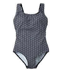 Women's BeanSport Swimwear, Scoopneck Tanksuit Print