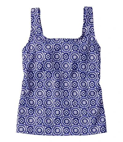 Women's BeanSport Swimwear, Scoopneck Tankini Top, Print