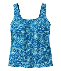 Women's BeanSport Swimwear, Scoopneck Tankini Top Print
