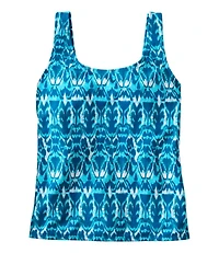 Women's BeanSport Swimwear, Scoopneck Tankini Top, Print