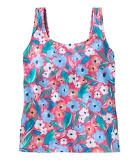 Women's BeanSport Swimwear, Scoopneck Tankini Top, Print