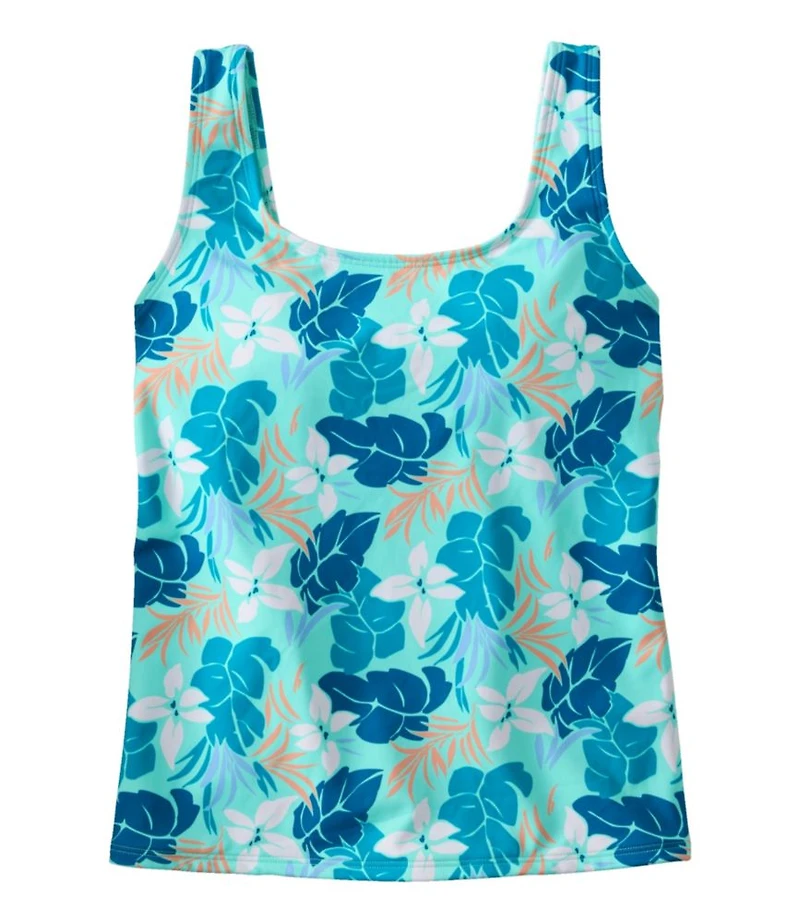 Women's BeanSport Swimwear, Scoopneck Tankini Top, Print