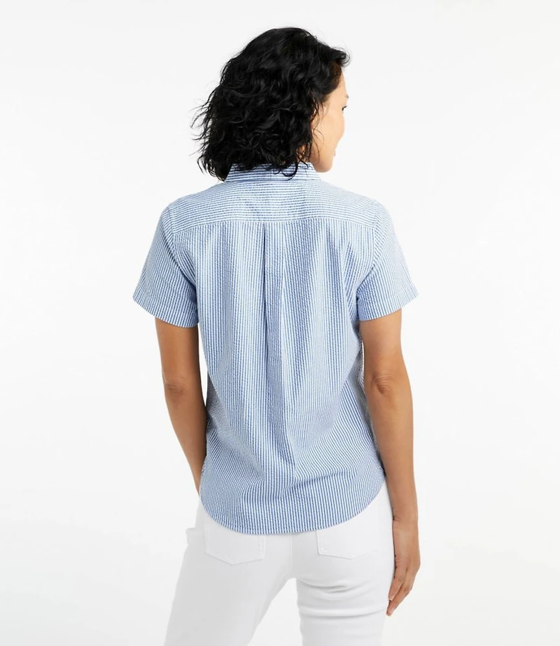 Women's Vacationland Seersucker Shirt