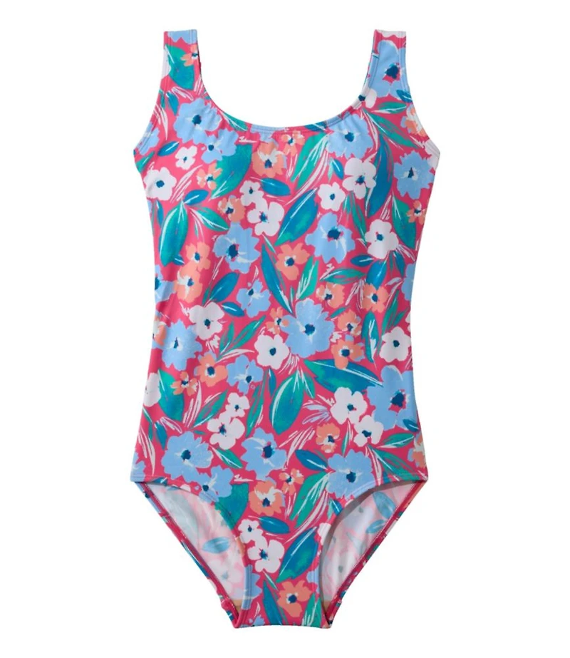 Women's BeanSport Swimwear, Scoopneck Tanksuit Print