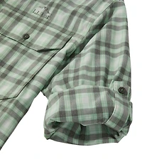 Men's No Fly Zone Long-Sleeve Shirt, Plaid