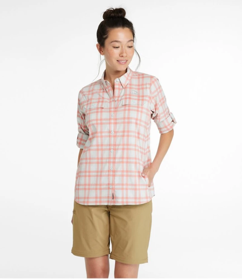 Women's No Fly Zone Long-Sleeve Shirt, Plaid