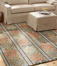 Medallion Wool Tufted Rug, Multi