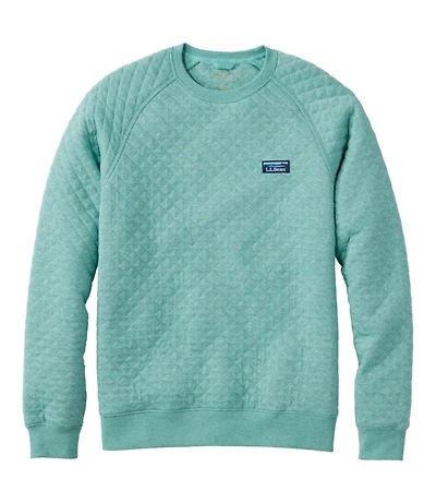 Men's Quilted Sweatshirt, Crewneck