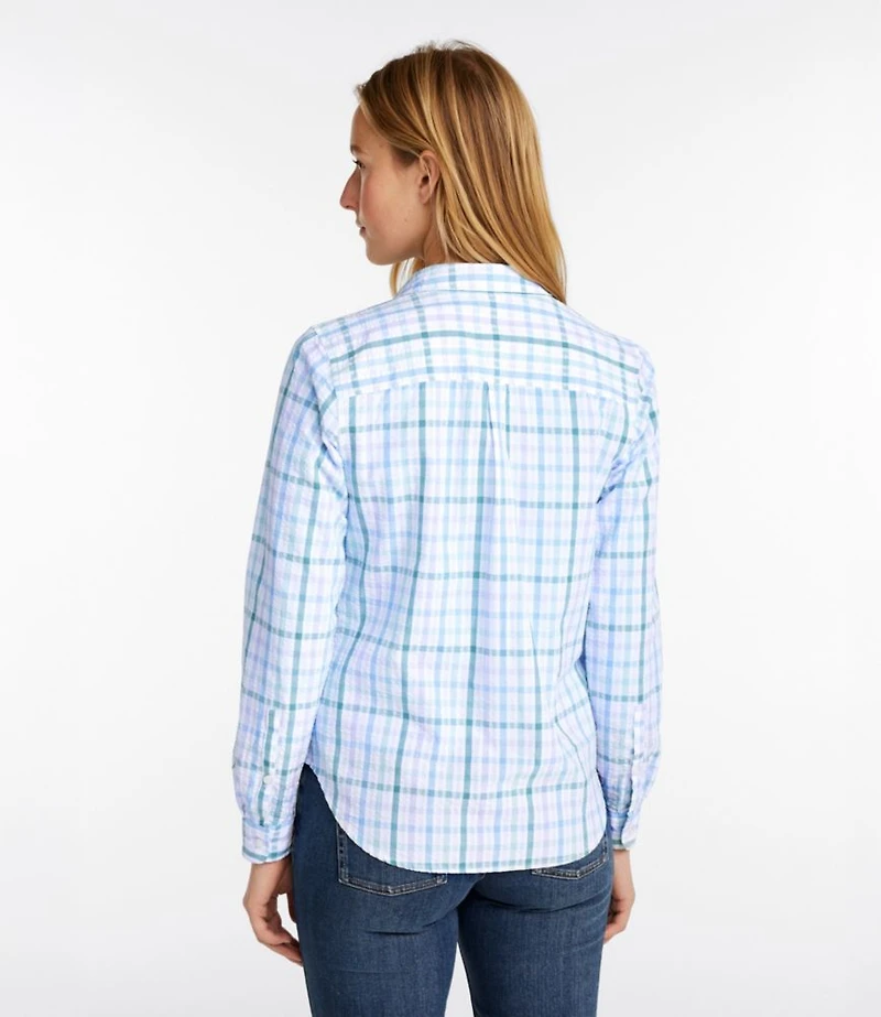 Women's Vacationland Seersucker Shirt