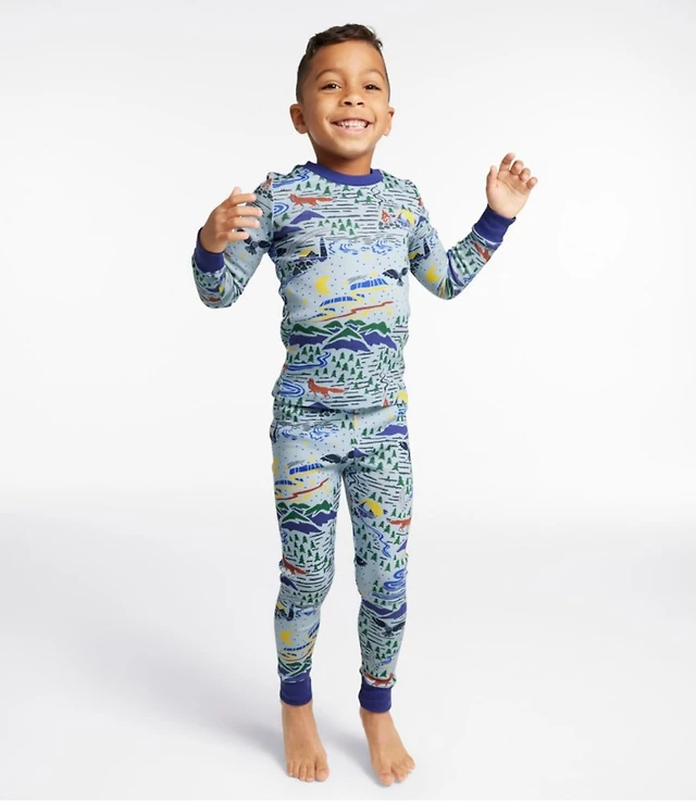 Kids' Organic Cotton Fitted Pajamas