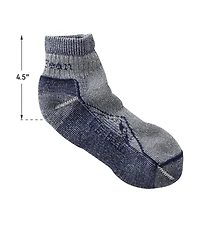 Adults' Cresta Wool Midweight Hiking Socks, Quarter-Crew