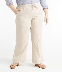 Women's Premium Washable Linen Pull-On Pants