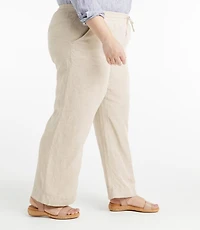 Women's Premium Washable Linen Pull-On Pants