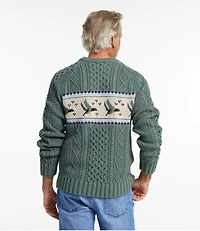 Men's Signature Cotton Fisherman Sweater, Crewneck