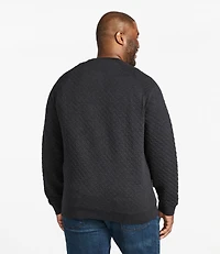 Men's Quilted Sweatshirt, Crewneck