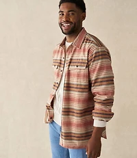 Men's Chamois Shirt, Traditional Fit, Stripe