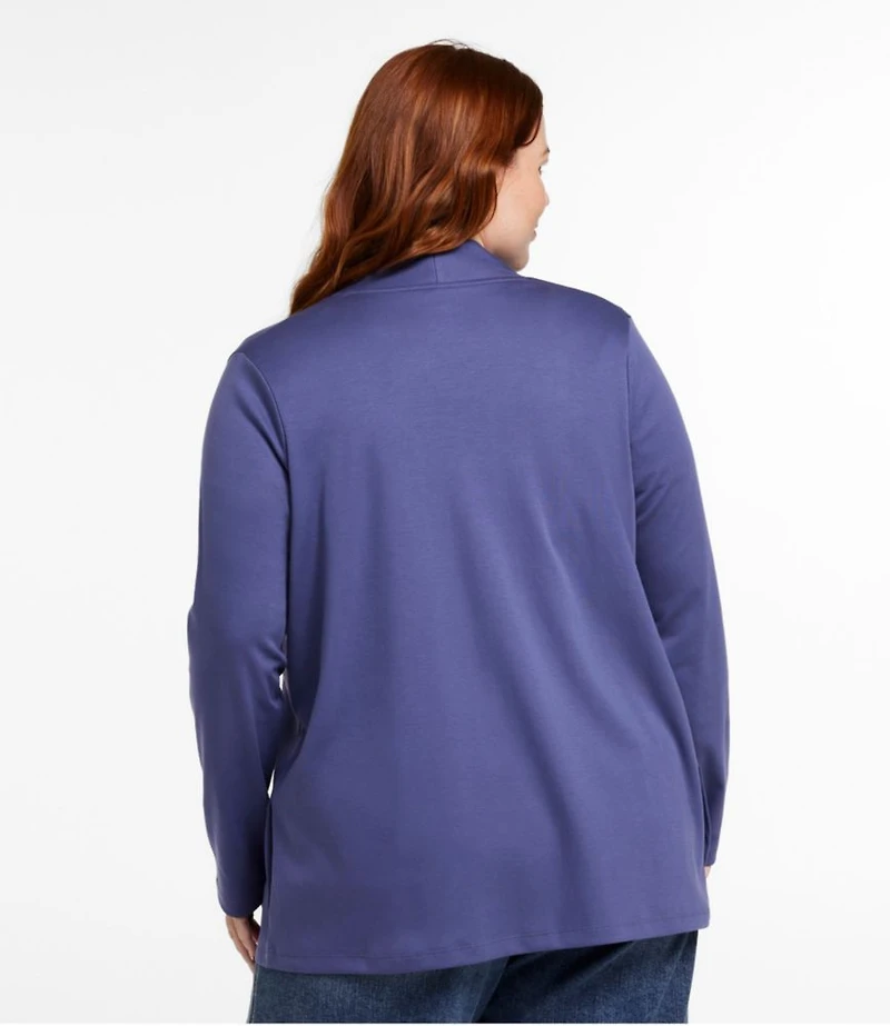 Women's Pima Cotton Open Cardigan