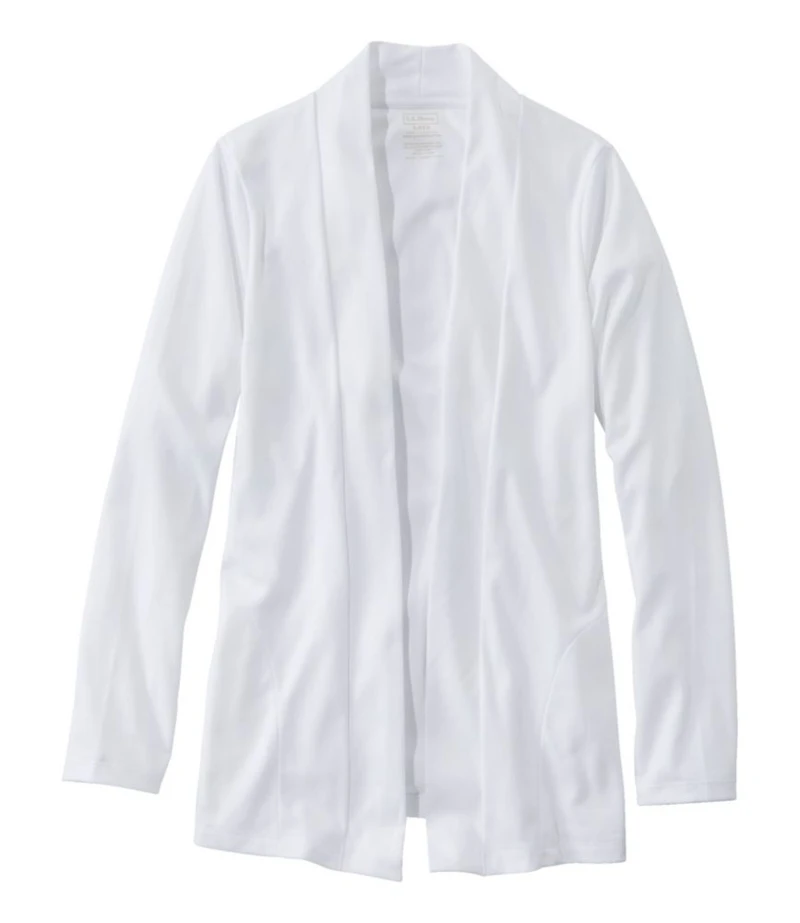 Women's Pima Cotton Open Cardigan