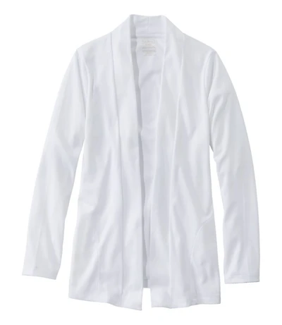 Women's Pima Cotton Open Cardigan
