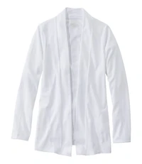 Women's Pima Cotton Open Cardigan