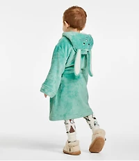 Toddlers' Cozy Animal Robe, Hooded