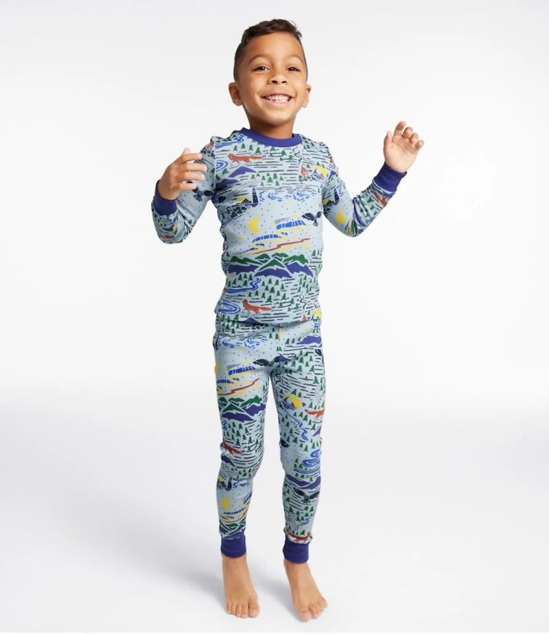 Kids' Organic Cotton Fitted Pajamas