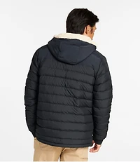 Men's Mountain Classic Down Hooded Jacket, Sherpa-Lined