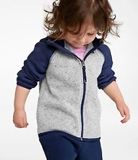 Infants' and Toddlers' L.L.Bean Sweater Fleece, Hooded Colorblock