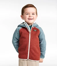 Infants' and Toddlers' L.L.Bean Sweater Fleece, Hooded Colorblock