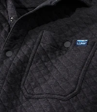 Men's Quilted Sweatshirts, Snap Overshirt