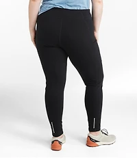Women's PrimaLoft ThermaStretch Fleece Pocket Tights, Mid-Rise