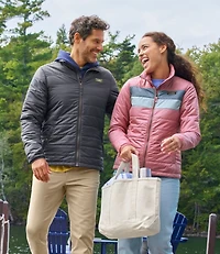 Women's Mountain Classic Puffer Jacket, Colorblock