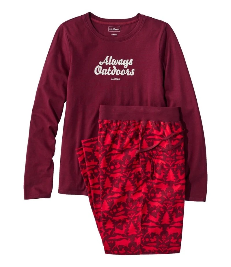 Women's L.L.Bean Camp PJ Set