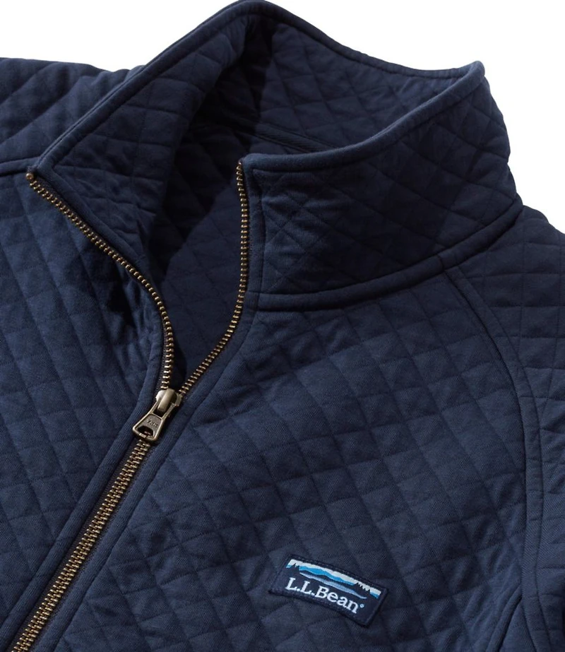 Men's L.L.Bean Quilted Sweatshirt, Full-Zip