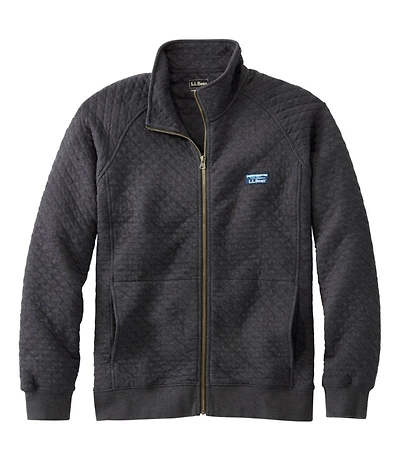 Men's L.L.Bean Quilted Sweatshirt, Full-Zip