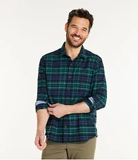 Men's BeanFlex® All-Season Flannel Shirt, Traditional Untucked Fit, Long-Sleeve