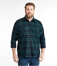 Men's BeanFlex® All-Season Flannel Shirt, Traditional Untucked Fit, Long-Sleeve