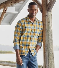 Men's BeanFlex® All-Season Flannel Shirt, Traditional Untucked Fit, Long-Sleeve