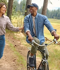 Men's Comfort Stretch® Chambray Shirt, Traditional Untucked Fit