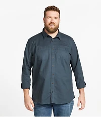 Men's BeanFlex® Twill Shirt, Traditional Untucked Fit, Long-Sleeve