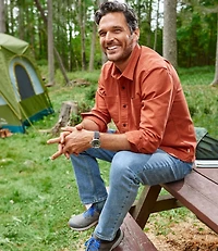 Men's BeanFlex® Twill Shirt, Traditional Untucked Fit, Long-Sleeve