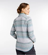 Women's L.L.Bean Sweater Fleece Full-Zip Jacket, Print