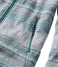 Women's L.L.Bean Sweater Fleece Full-Zip Jacket, Print